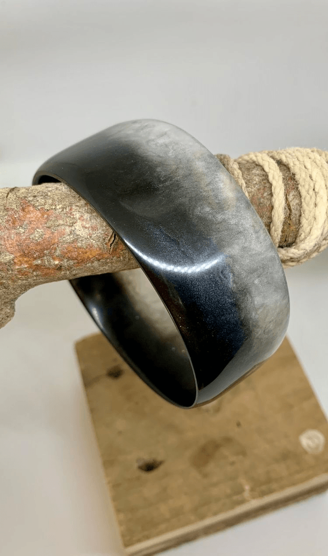 Bracelet Manchette - Noir et Blanc