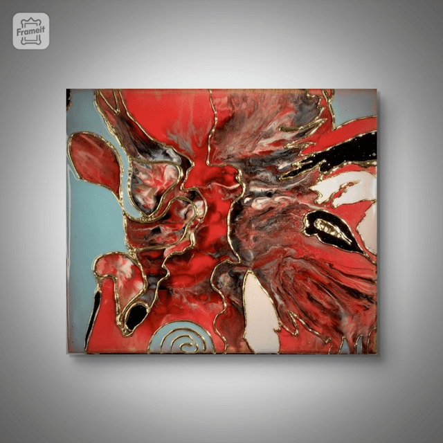 Le polyptyque by Oph - 100x30cm