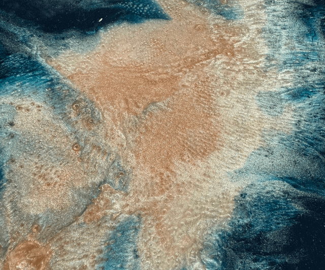 Plateau bois et résine epoxy