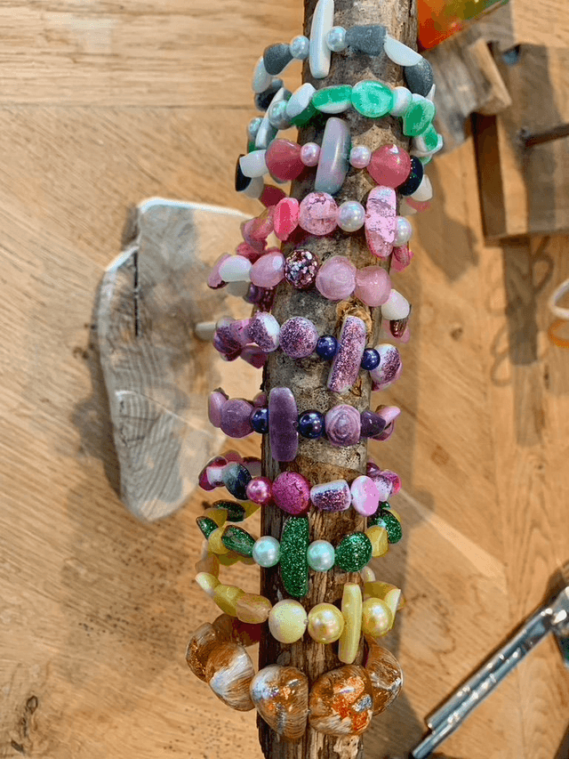 Bracelet Pierres - Nuances de violet