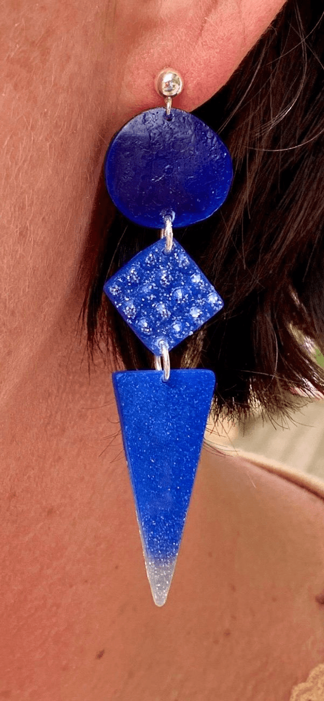 BO Rosie Bleues Argentées