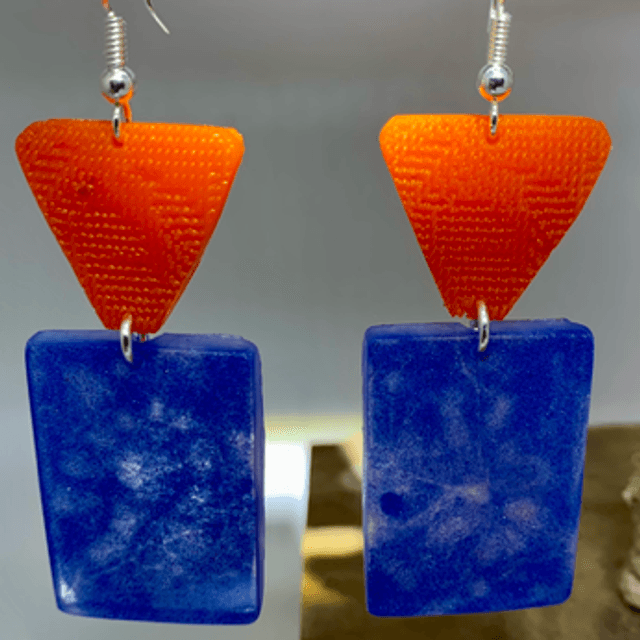 BO Bradley orange et bleu nacré 